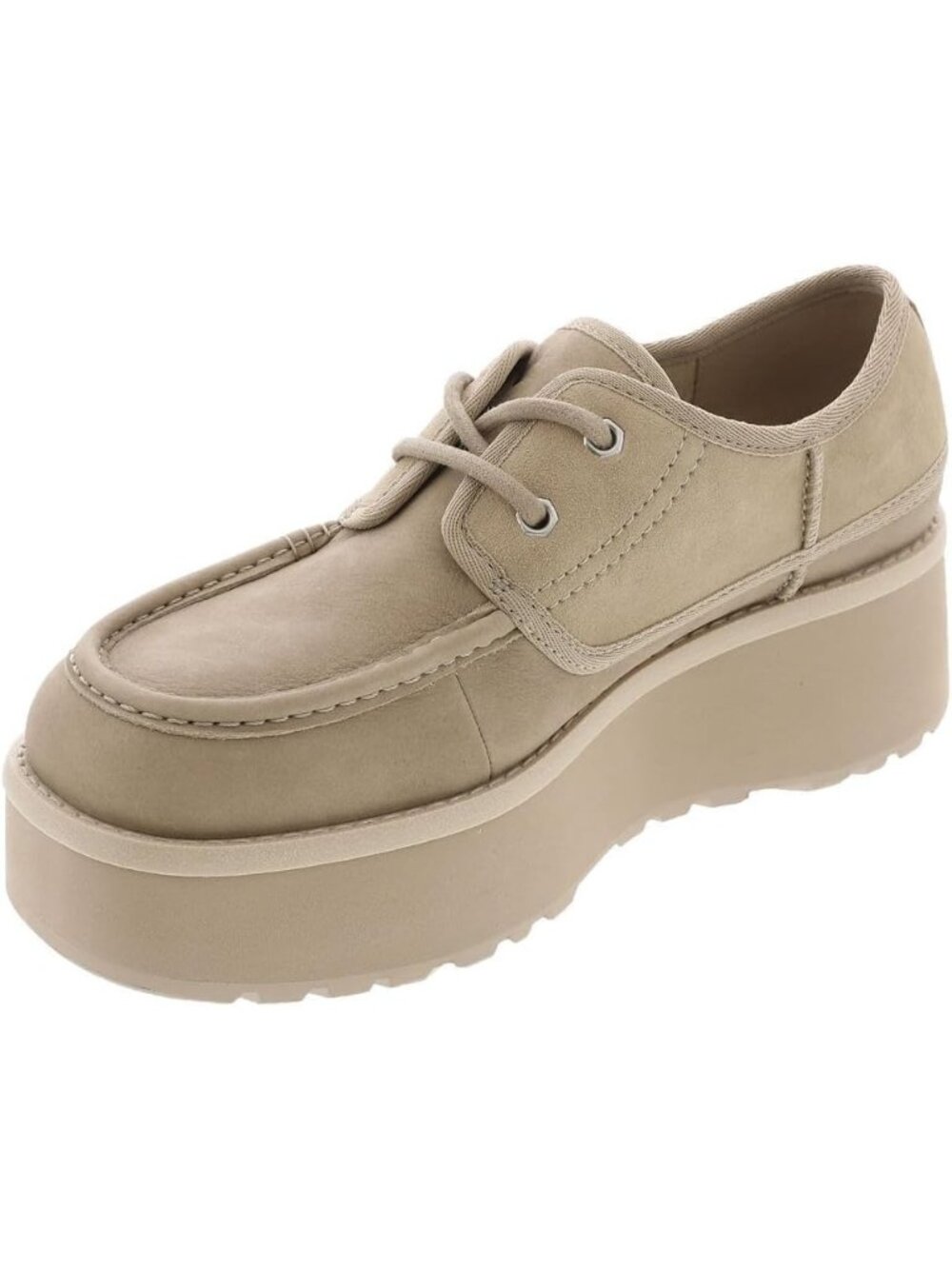 Ugg Women's Mustard Seed Nubuck Closed Toe Platform Heel Imported Cityfunc Shoes